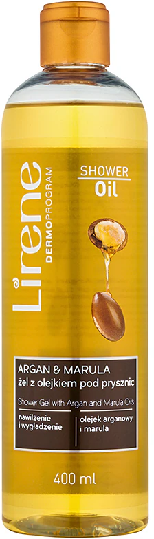 Lirene Doucheolie met Argan en Marula, voedende doucheolie