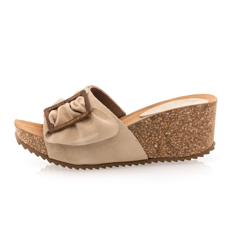 Beige Damen-Sandalen / Zehenfreie Schuhe