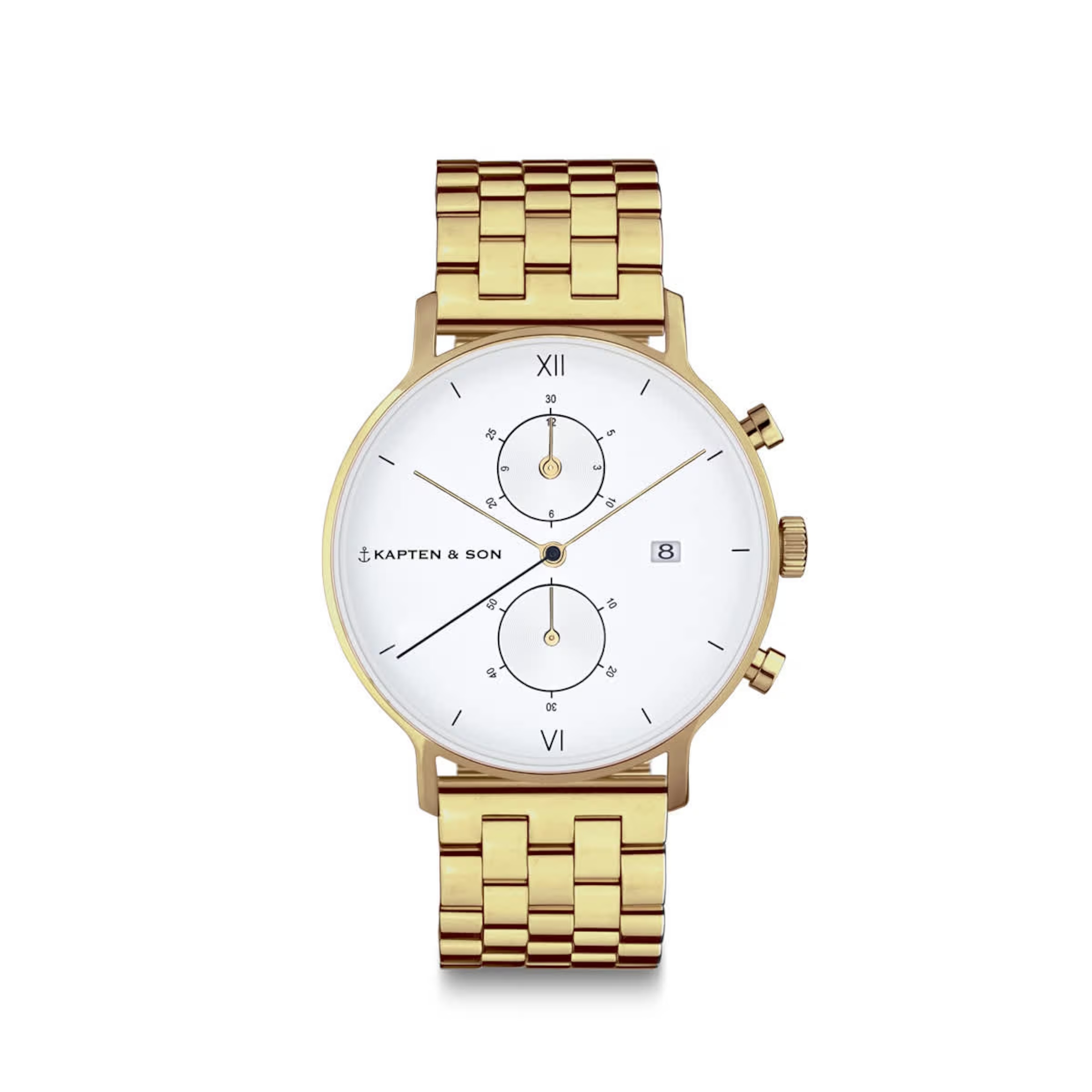 Chrono Small Acier Doré