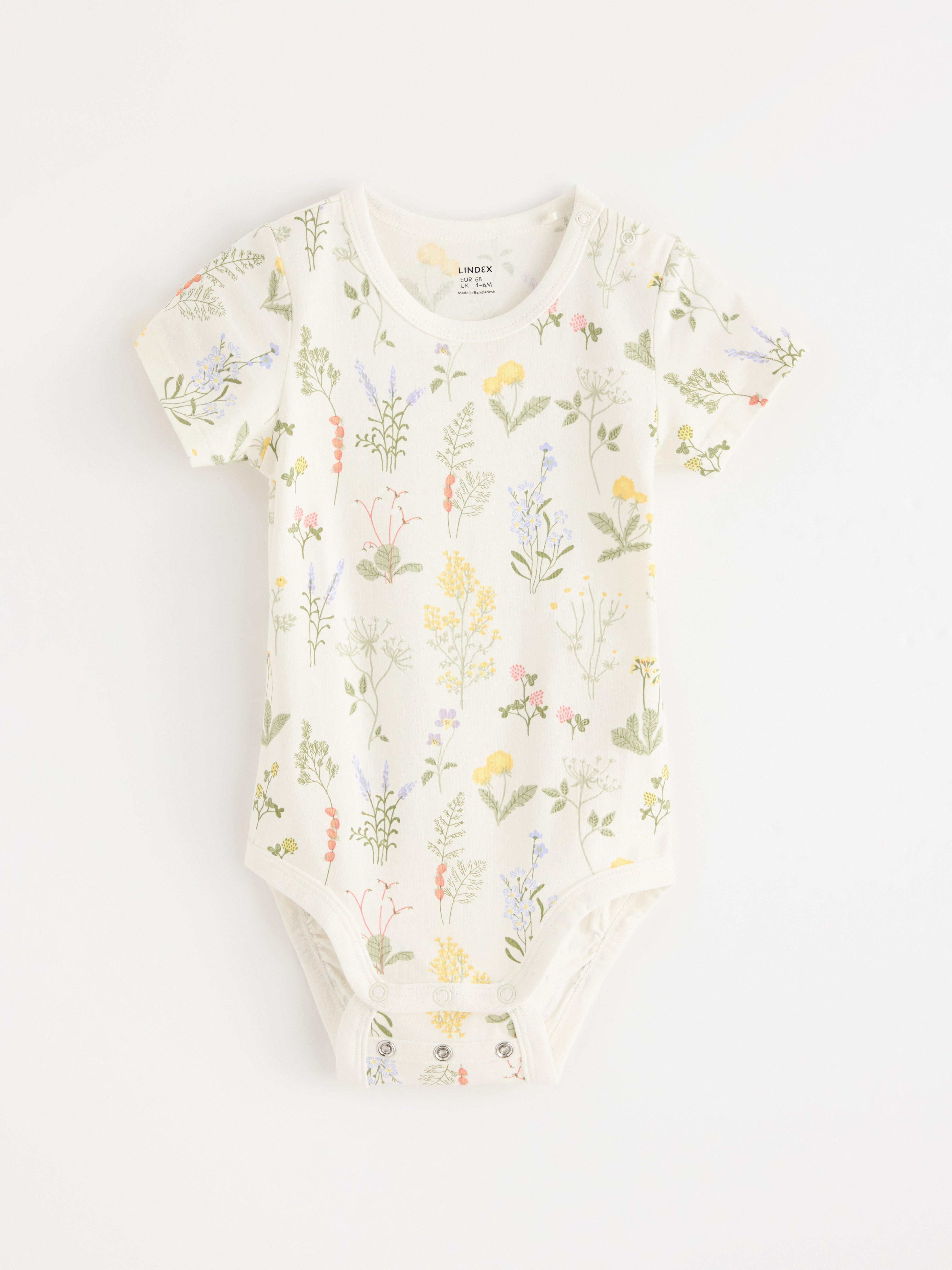 Kortermad body Light Dusty White