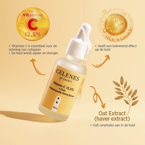 Celenes By Sweden Ser cu vitamina C 12,5% activ<br>30ml - Toate tipurile de ten
