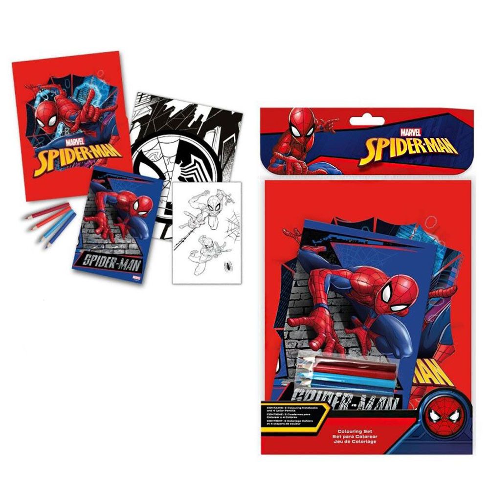 Set za bojanje Spidermana Pribor za pisanje