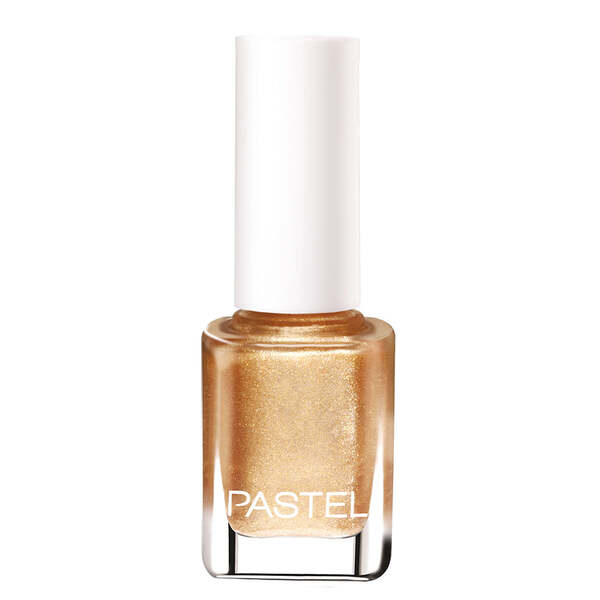 Lak na nehty Pastel Cosmetics Třpytivě zlatý 112