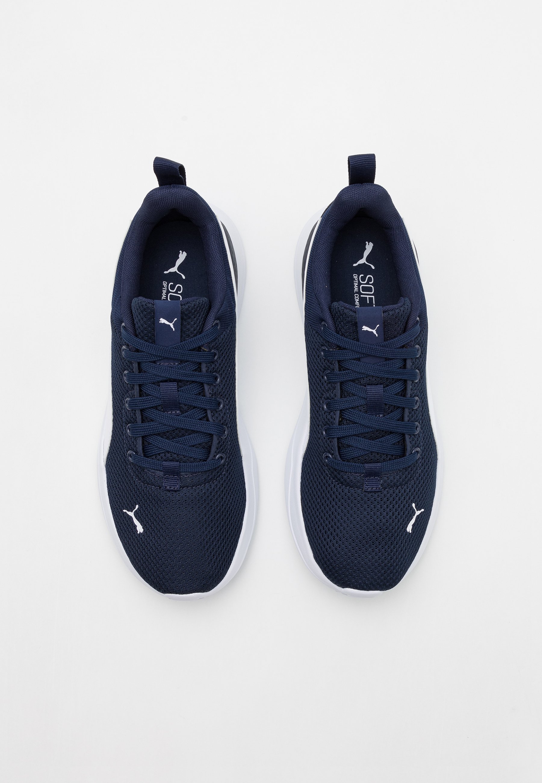 Puma ANZARUN LITE - Chaussures de running sur route - bleu marine/blanc