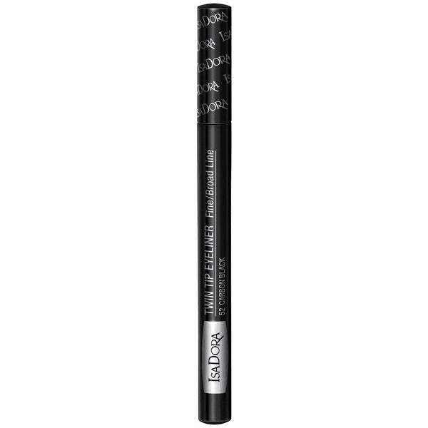 Delineador de ojos IsaDora Twin Tip 1 ml - 52 Negro carbón