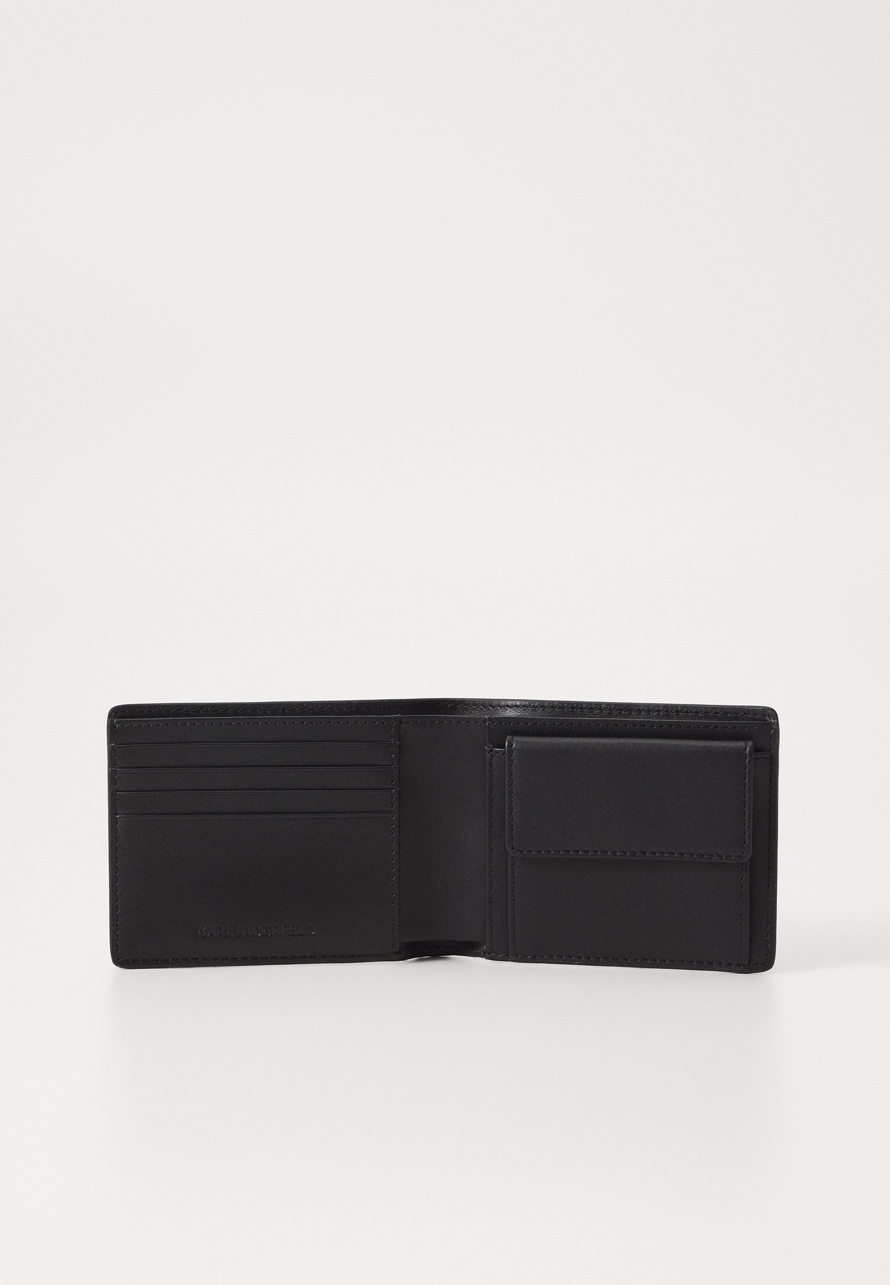 KARL LAGERFELD K/LOOM BI-FOLD - Portemonnee - zwart