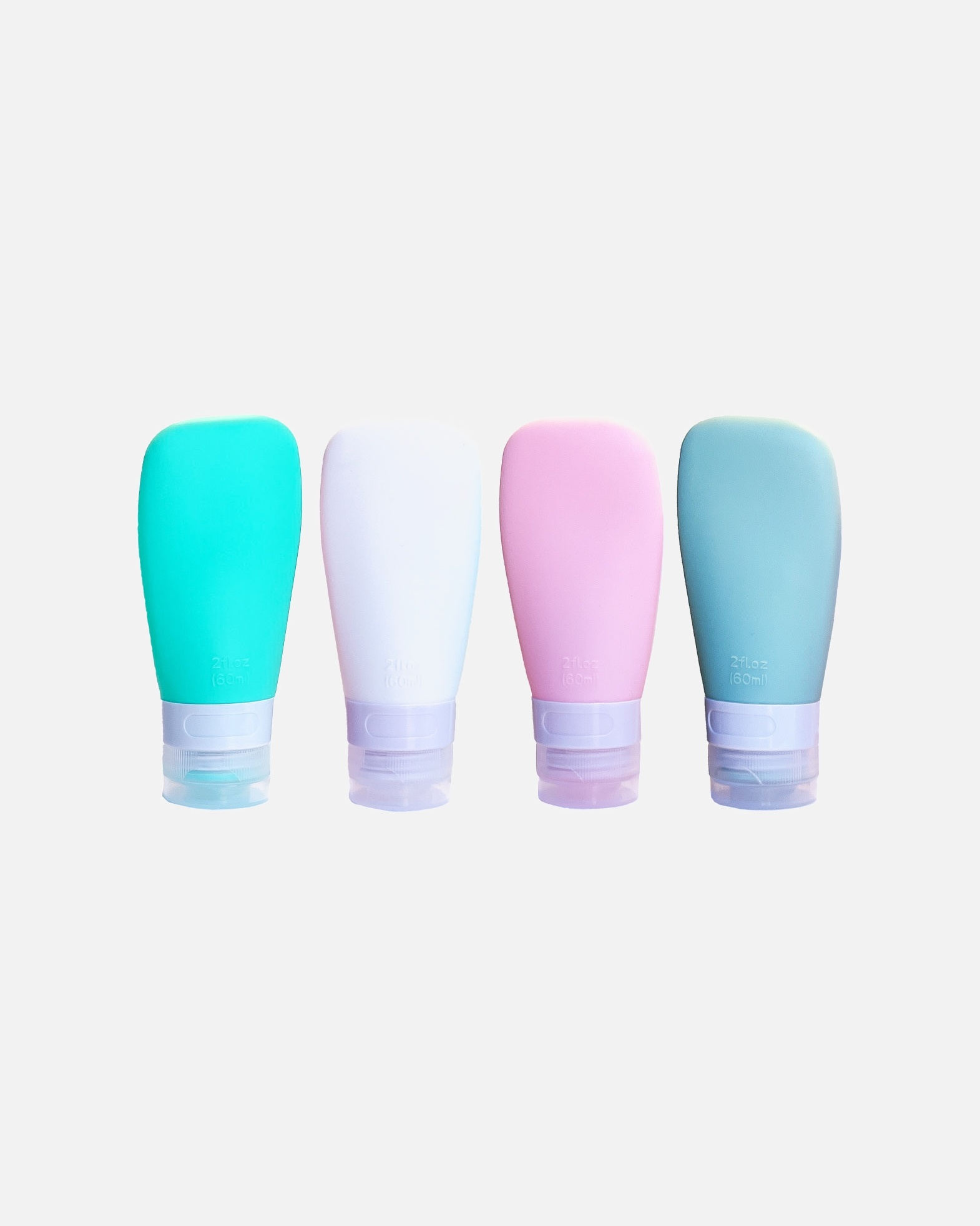 UNIQ putni set silikonskih bočica za višekratnu upotrebu – 60 ml
