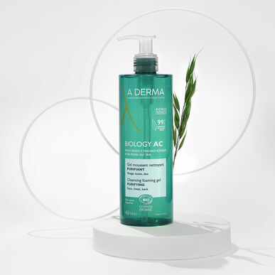 A-Derma Biology AC valomasis putojantis gelis Valomasis putojantis gelis 400 ml 400 ml