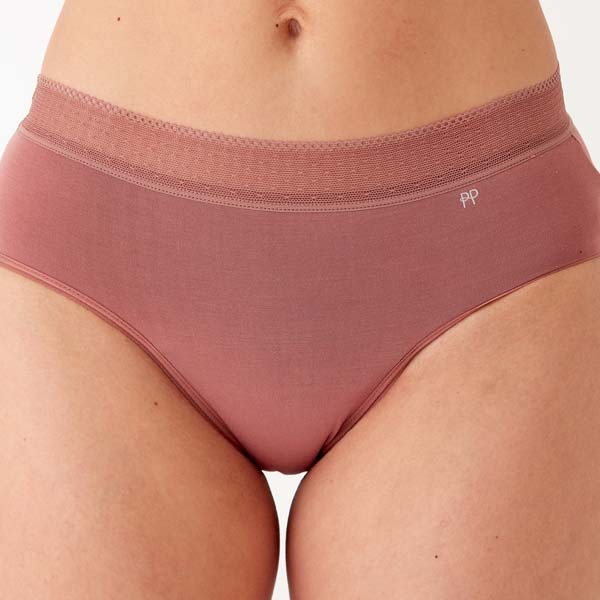 Menstruační midi kalhotky Pretty Polly, Woodrose - XL