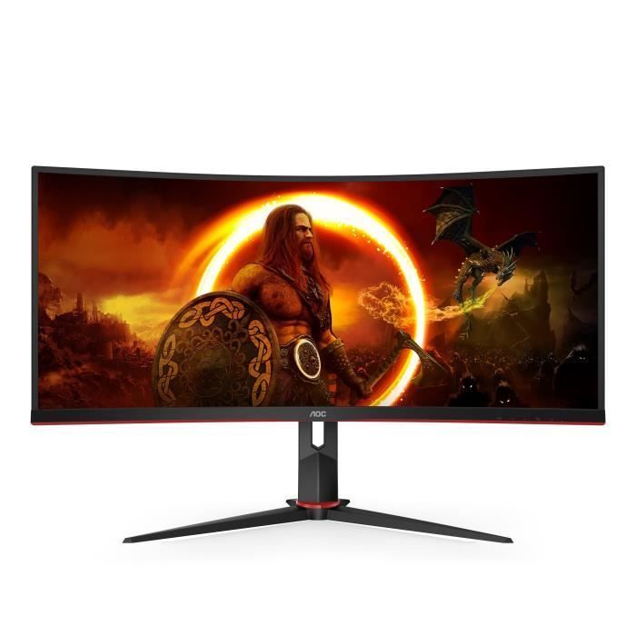 Gaming Monitor - AOC - CU34G2X/BK - 34