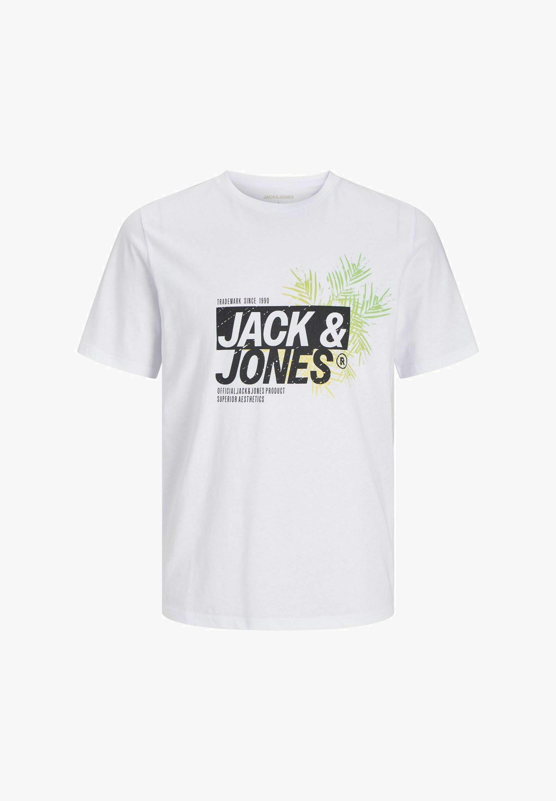 T-shirt con logo Jack & Jones PLUS SIZE - stampa bianca