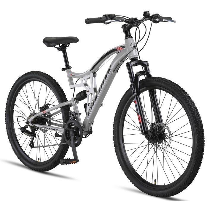 Mountain bike - CHILLAXX Falcon - 27.5 inches - 21 speeds - Grey - disc brake