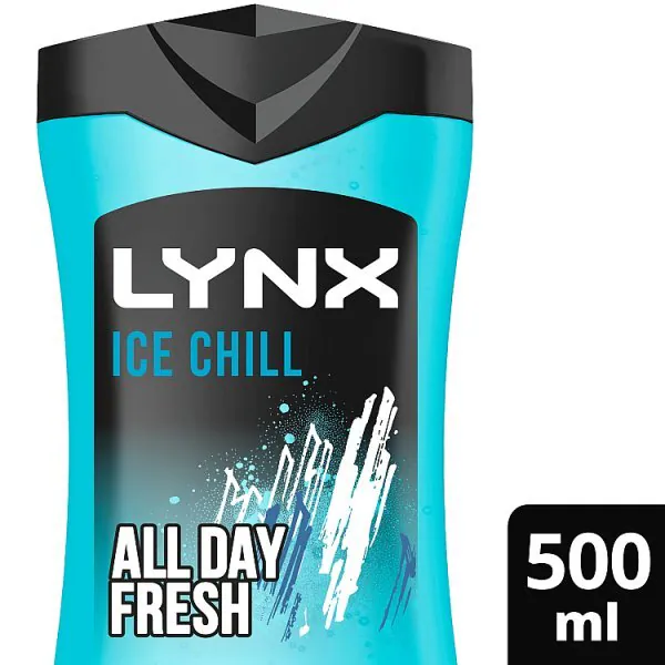 Bagnoschiuma Lynx Ice Chill 500ml | Uomo | Superdrug