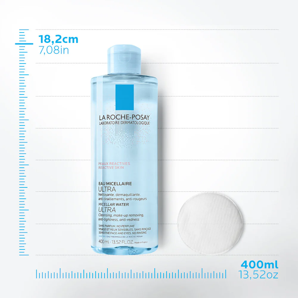 Toleriane Detergente Viso Acqua Micellare per pelle reattiva - Acqua detergente viso