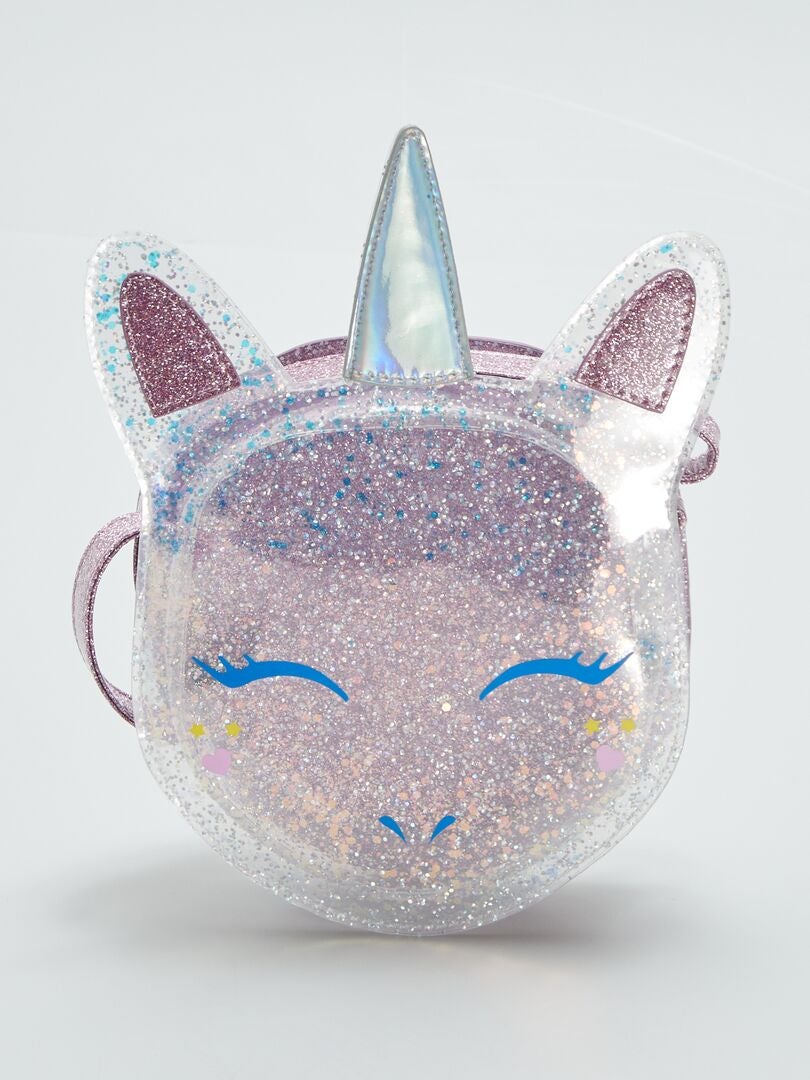 Bolsa de ombro unicórnio - ROXA