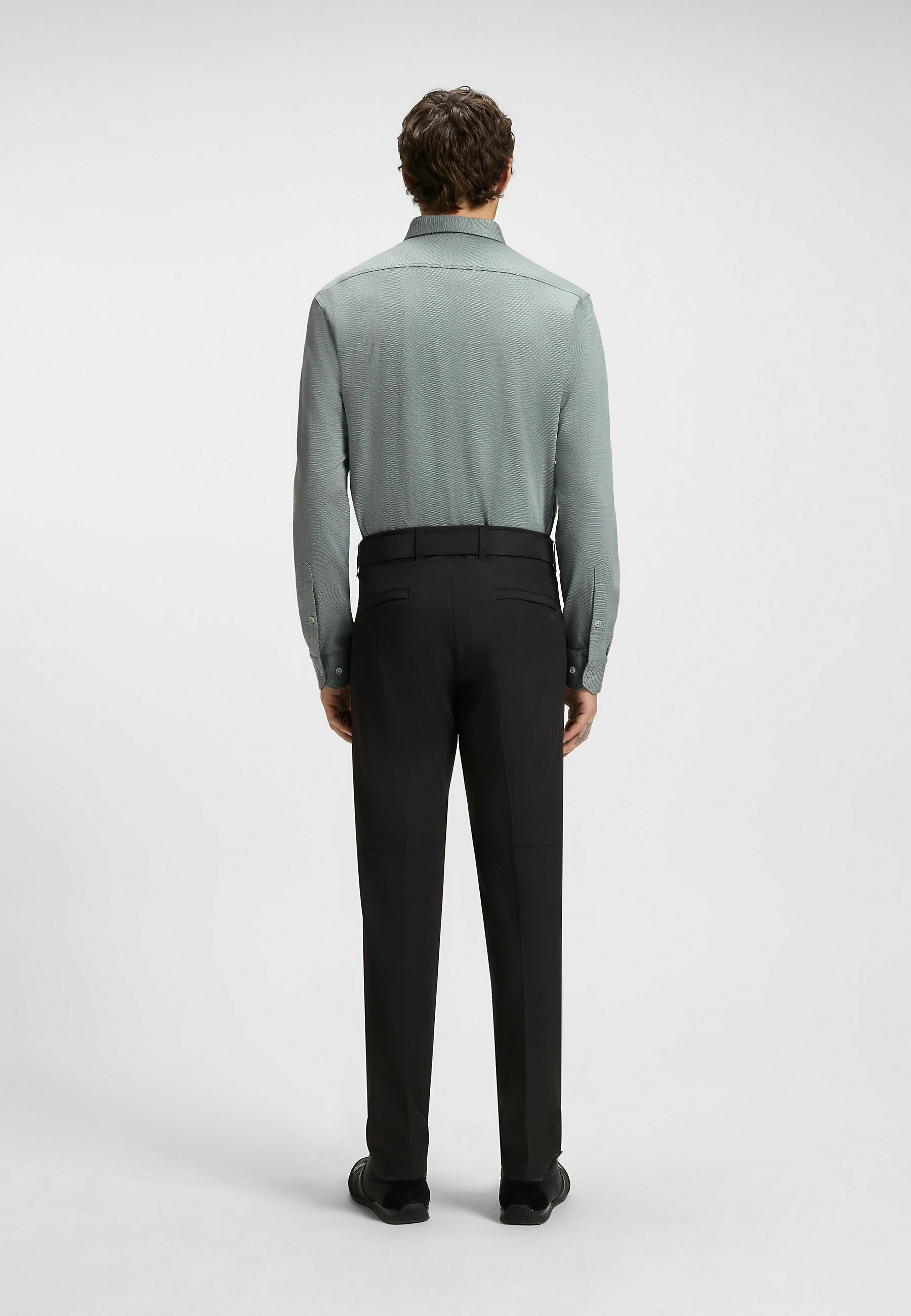 BOSS MOTION - Shirt - open groen achttien