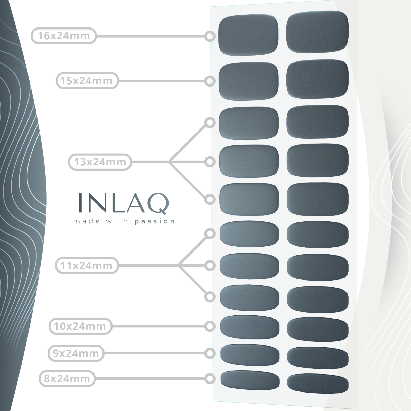 Inlaq Nagelfolie UV/LED