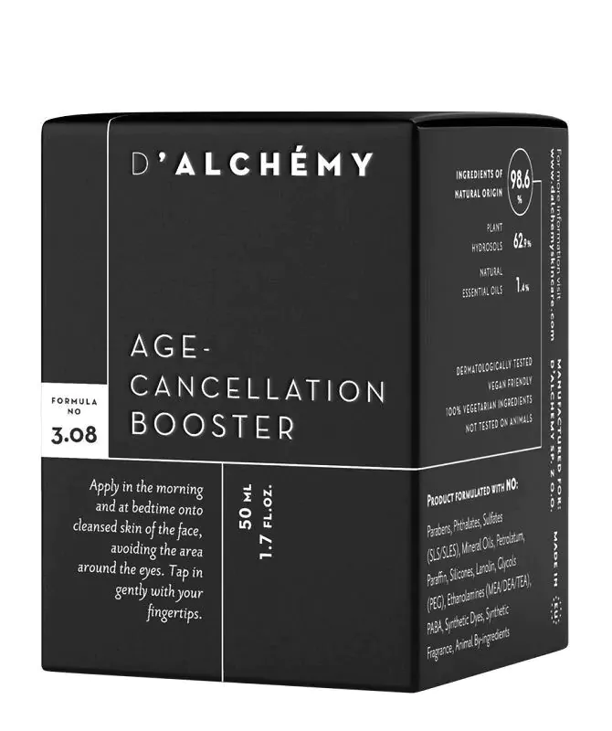 D'Alchemy Age Cancellation Booster Przeciwzmarszczkowy lotion do cery tłustej i mieszanej