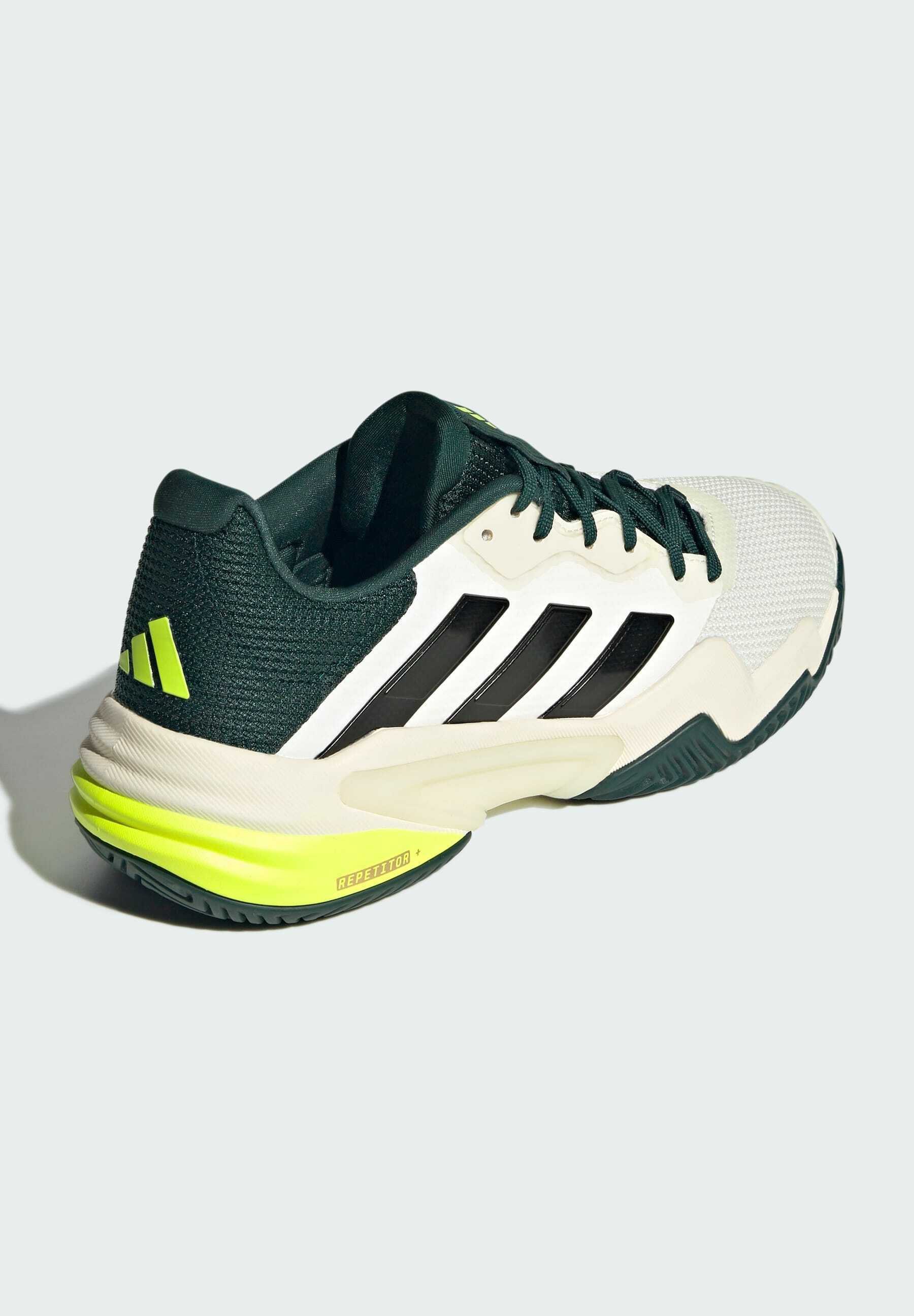 adidas Performance BARRICADE 13 - Multicourt tennisschoenen - off white core black powder teal