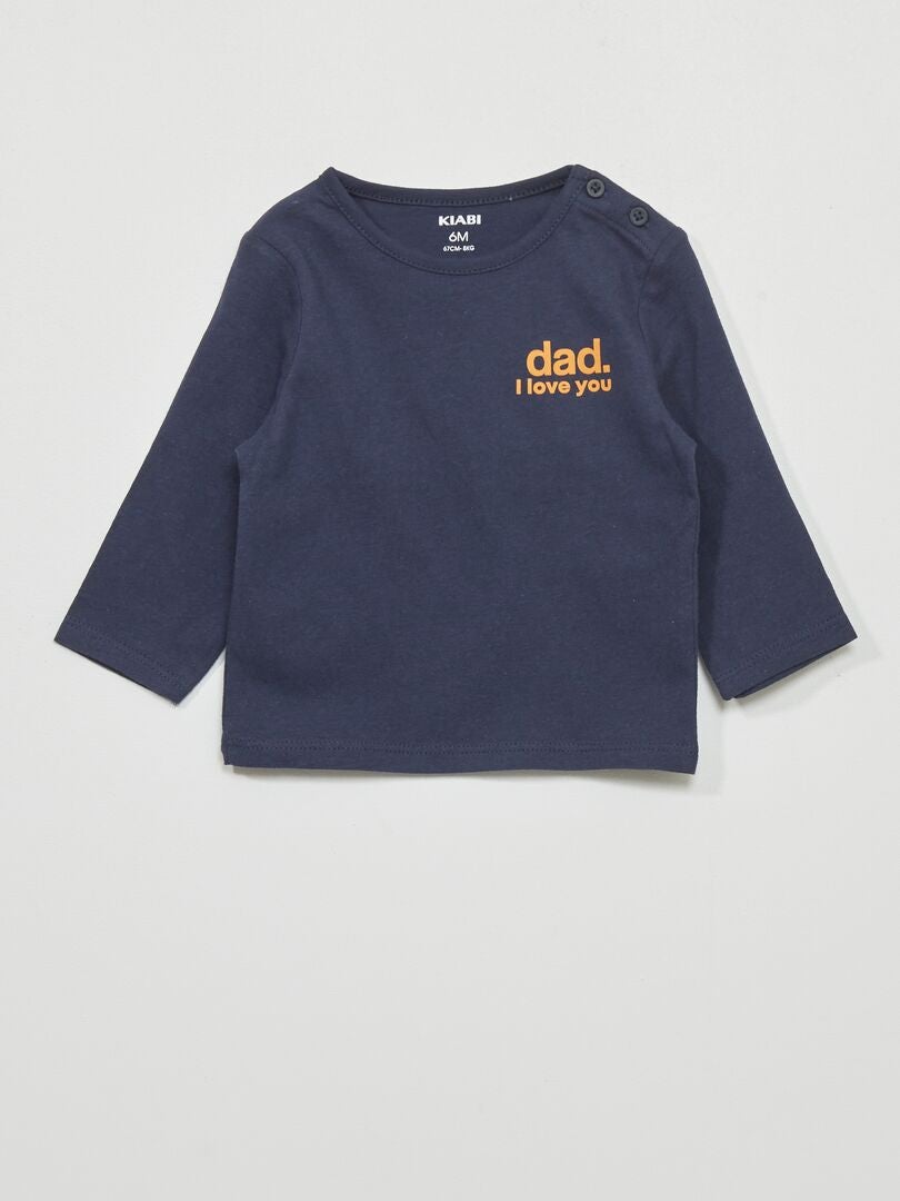 Jersey T-shirt - BLAUW