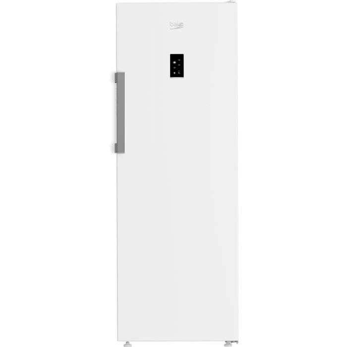 Upright freezer - BEKO - B3RFNE294W - Energy Class E - 260 L - Frost Free - Display - 14.9 kg/24h - 186x59.7x70.9 cm - White