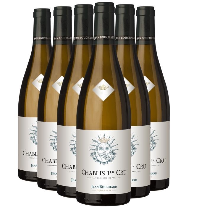 Jean Bouchard Chablis 1er Cru 2022 - Great White Wine of Burgundy (6x75cl)