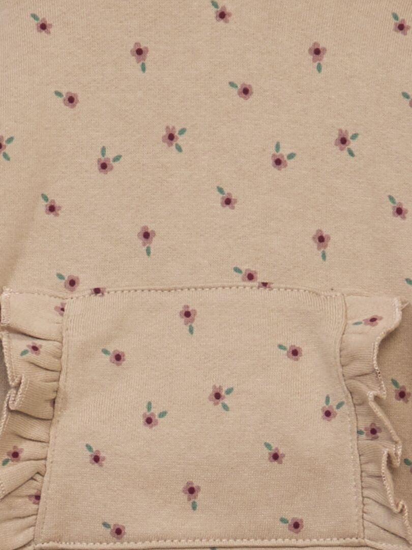 Hoodiejurk - BEIGE