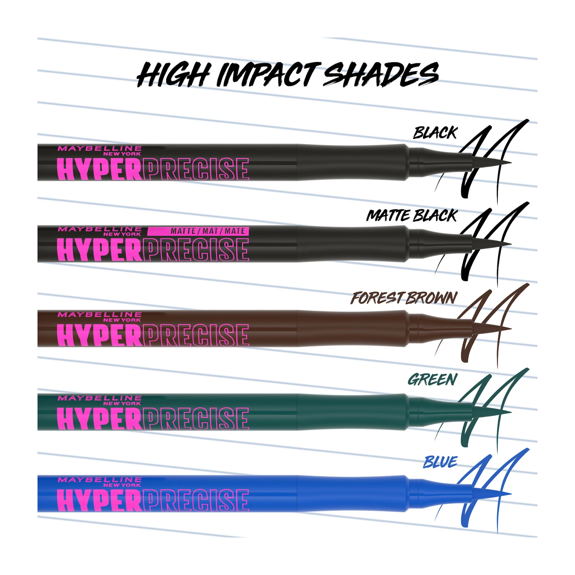 Tuș de ochi lichid Hyper Precise Maro - Maybelline