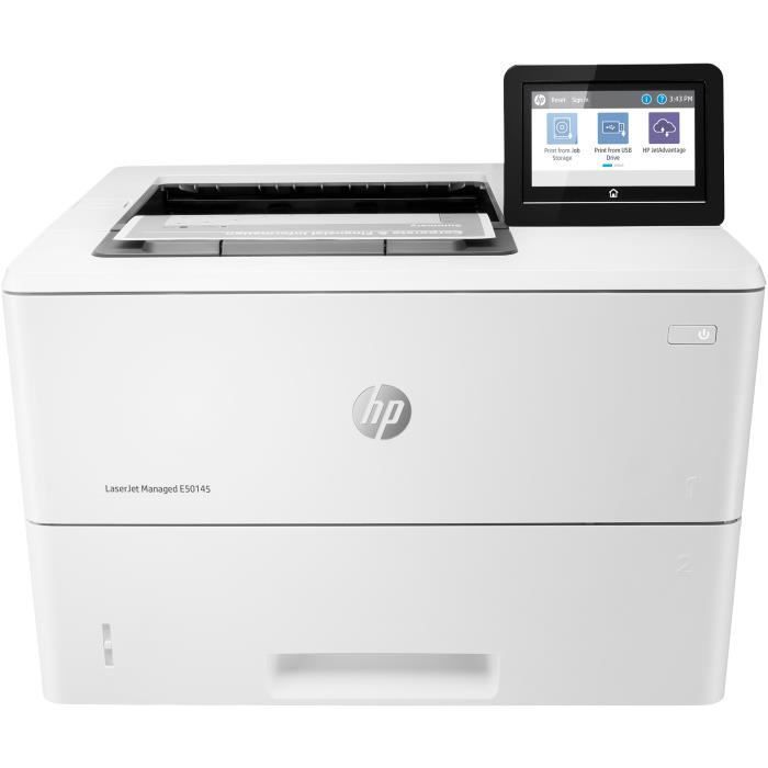 HP LaserJet Managed E50145 E50145dn laserprinter - Monochroom - Afdrukken 45 ppm zwart-wit - 1200 x 1200 dpi - Dubbelzijdig