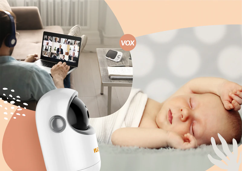 Monitor de bebê com vídeo digital NENO Berkano