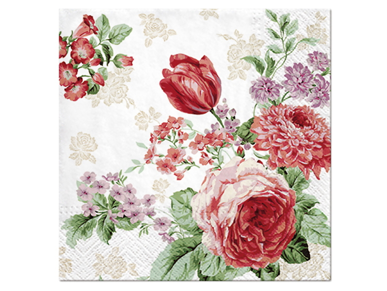 Serwetki Mysterious Roses 20 szt. 33x33 cm