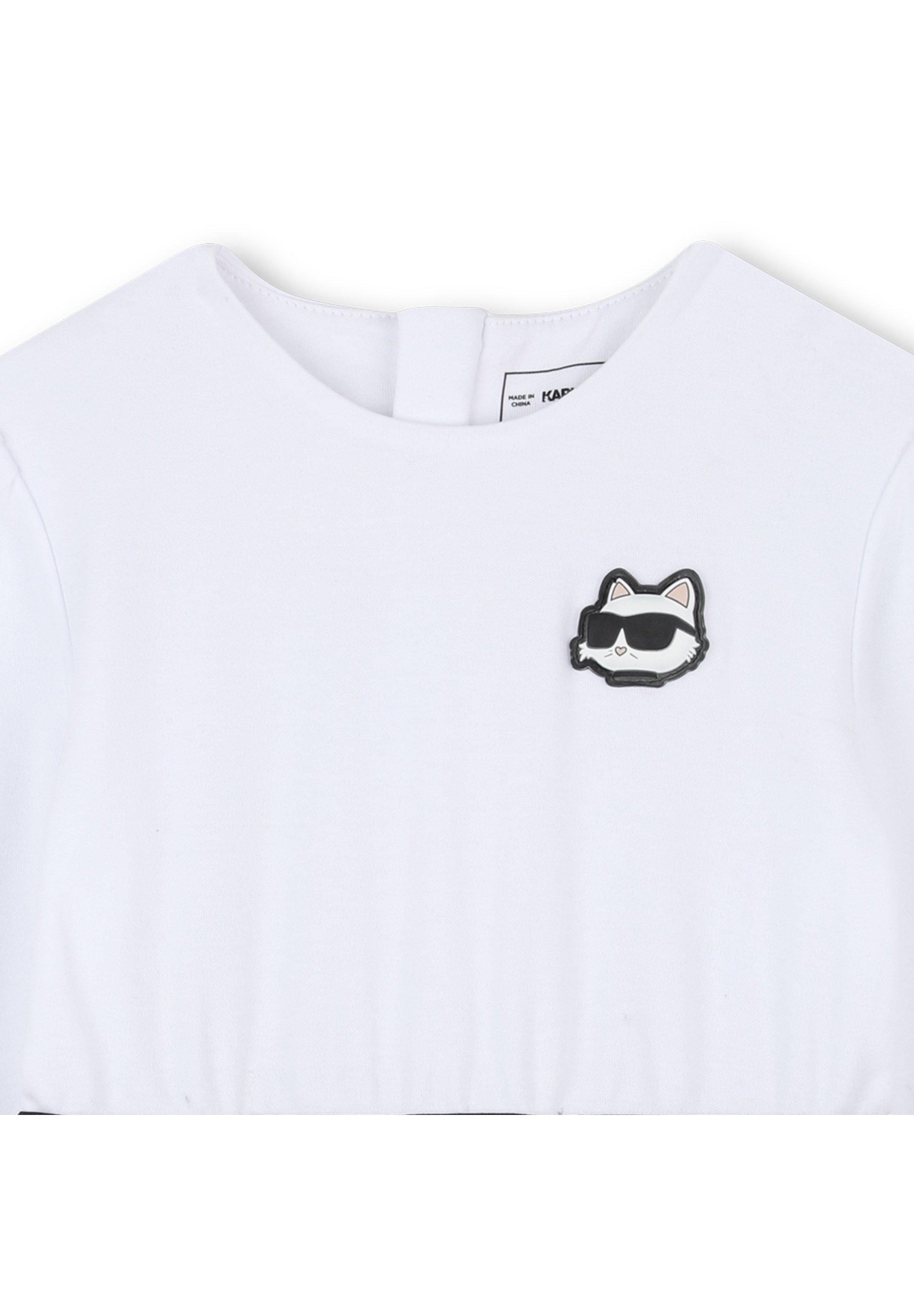 KARL LAGERFELD KINDERJURKJE - wit/zwart