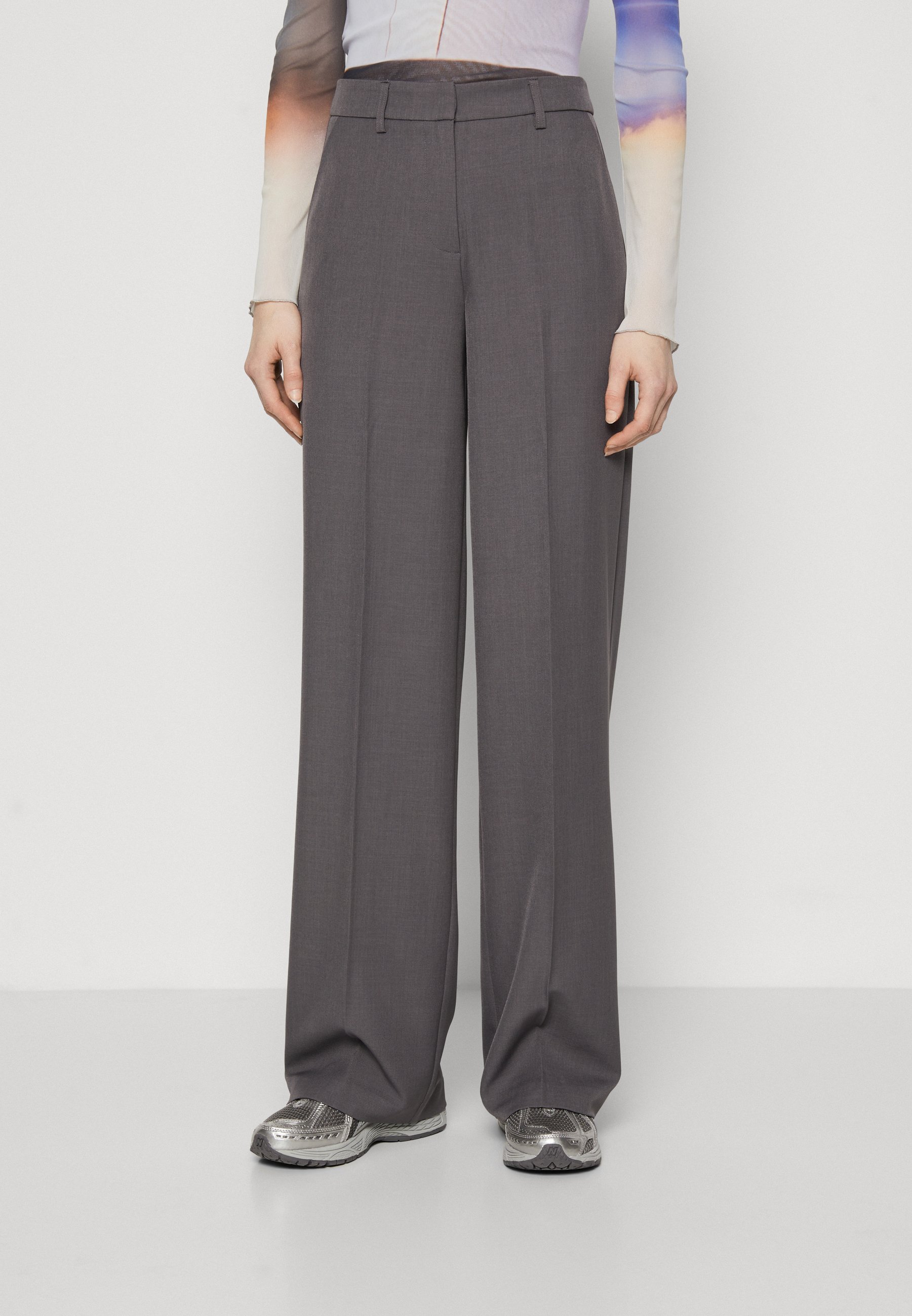 ONLY Tall ONLHELENE - Broek - middengrijs gemêleerd