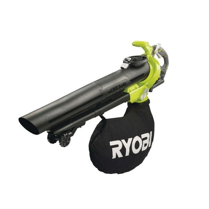 RYOBI RBV36B 36V 3-in-1 Bladblazer/Zuiger/Versnipperaar - Borstelloze motor - Opvangbak van 45 liter - Wordt verkocht zonder accu of oplader