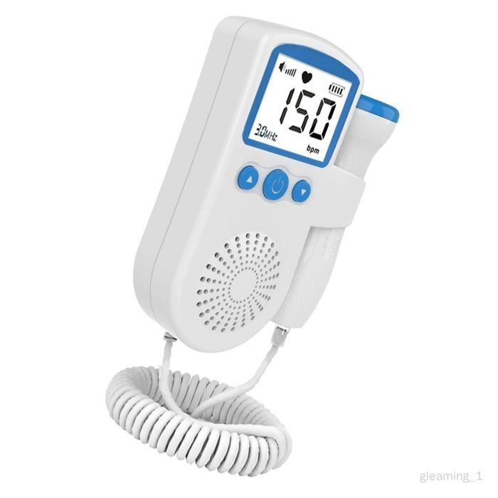 Moniteur De Fréquence Fœtale Doppler à Domicile - Bleu Bébé Bleu