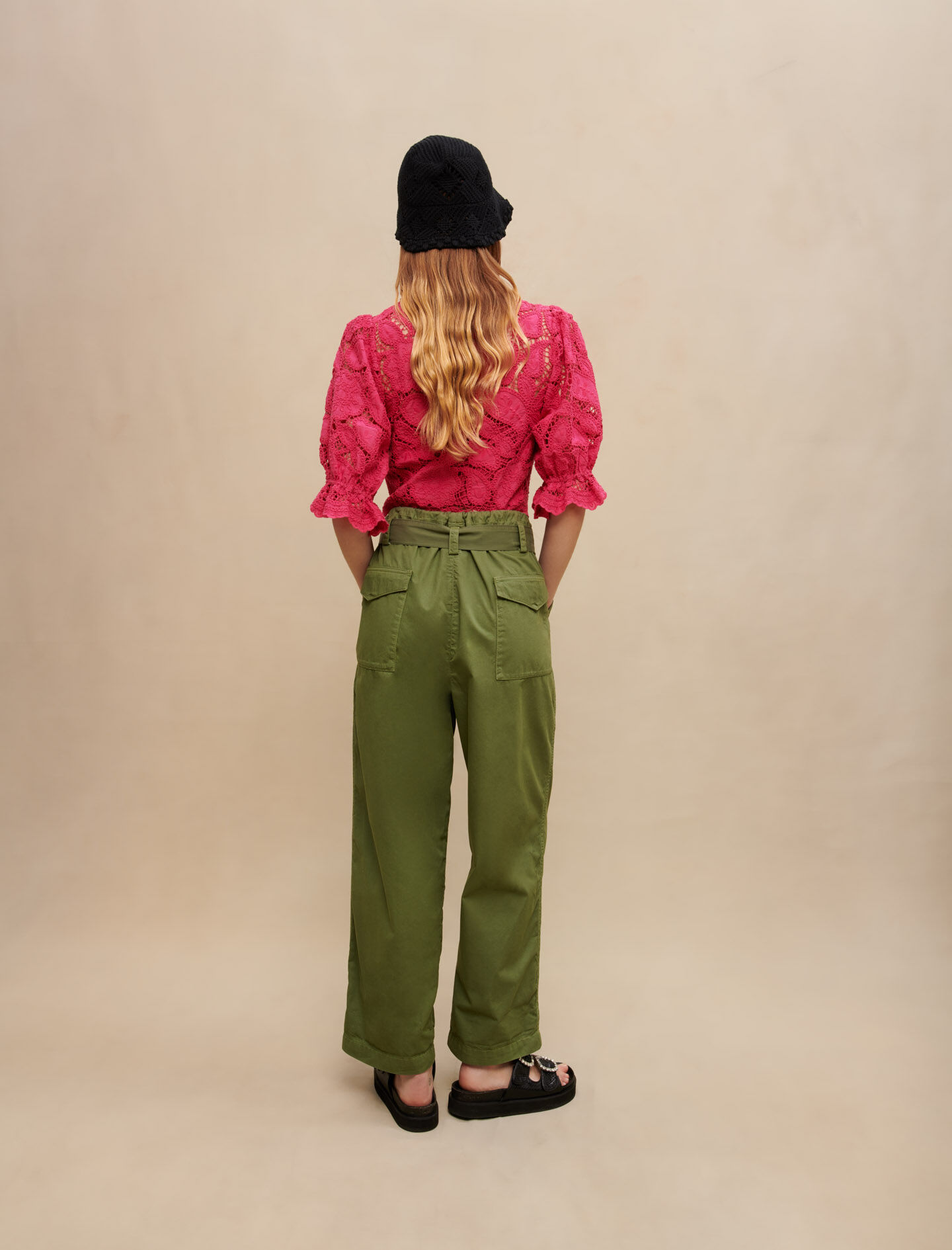 Pantaloni cargo - Kaki