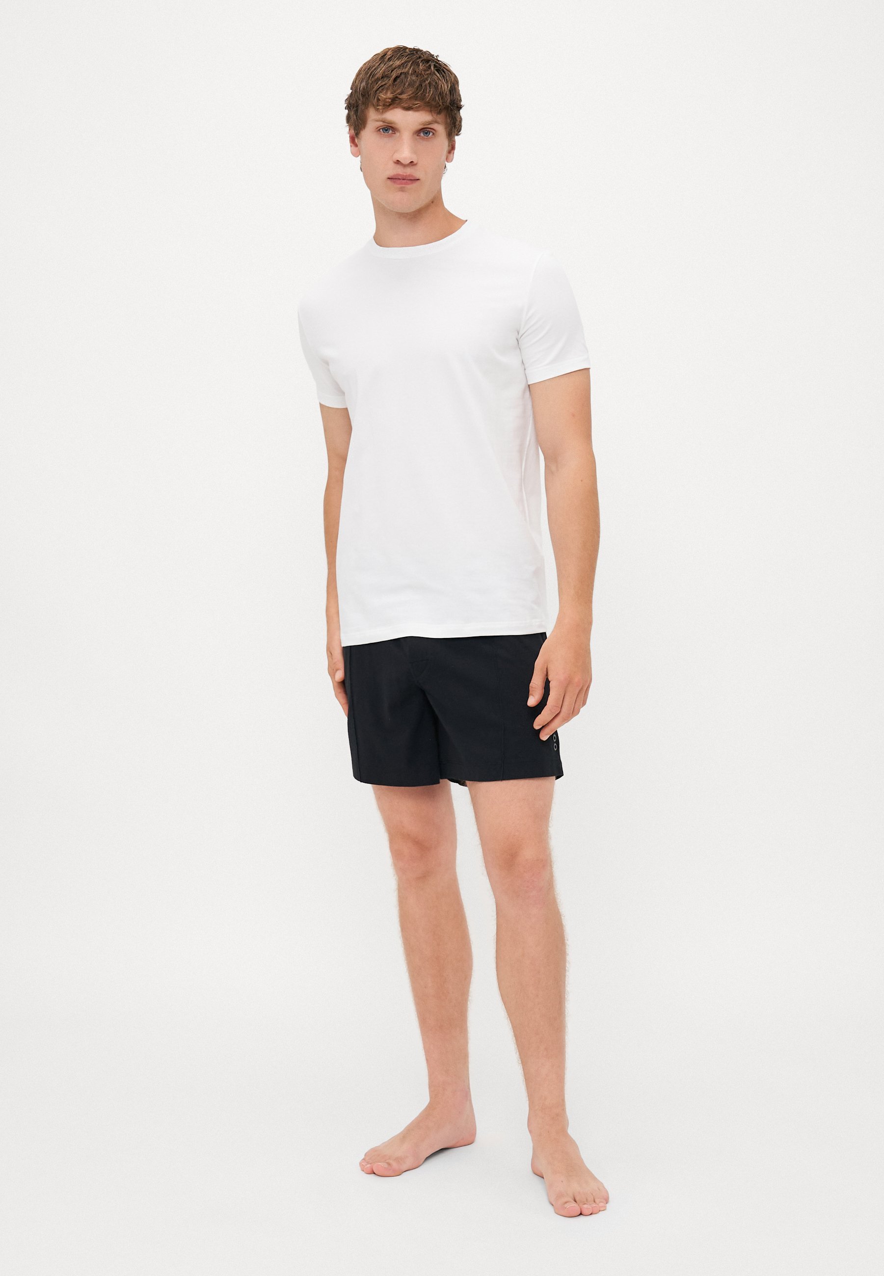 KRÁTKÉ kalhoty Ron Dorff HOME SHORTS - Pyžamové kalhoty - black