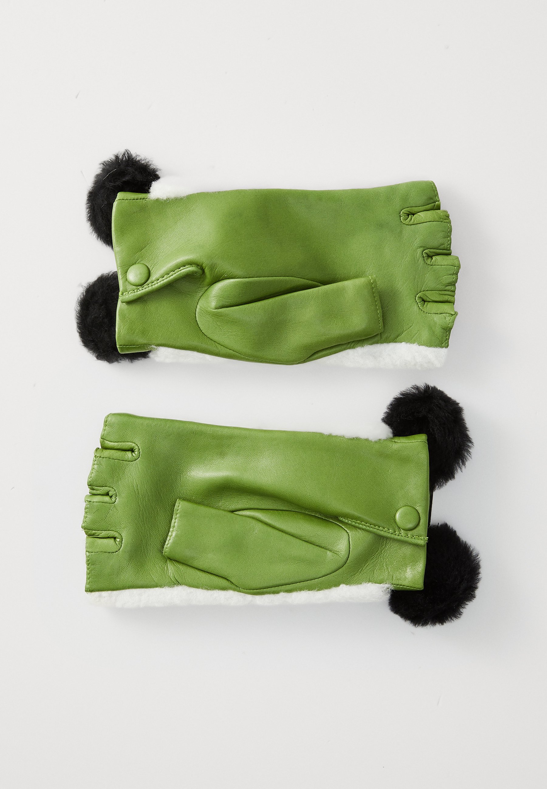 AGNELLE PANDA - Vingerloze handschoenen - mousse/ecru