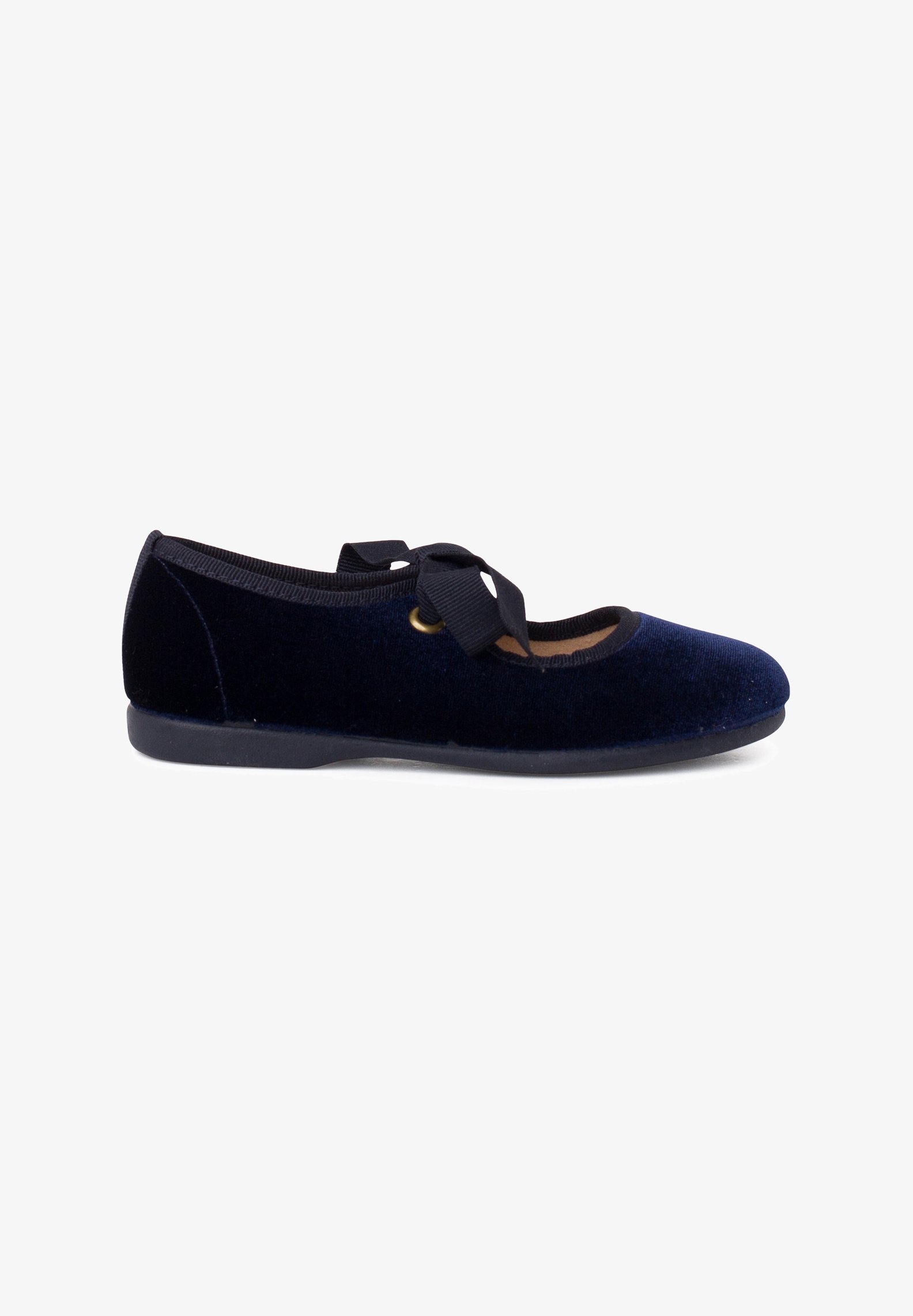 Baletní lodičky Pisamonas Kotníkové páskové - azul marino