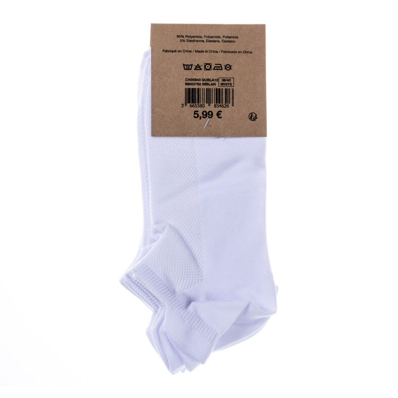 Chaussettes et collants Femme Blanc