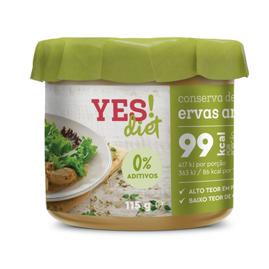 YES!diet Kuřecí konzerva s aromatickými bylinkami 115 g 115 g
