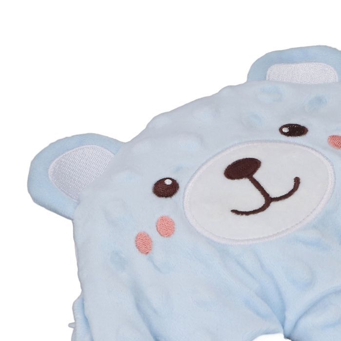 OMABETA Baby Sleep Palm, palma relajante para bebés, patrón de frijoles para dormir, juguetes de tela para dormir, muñeca azul