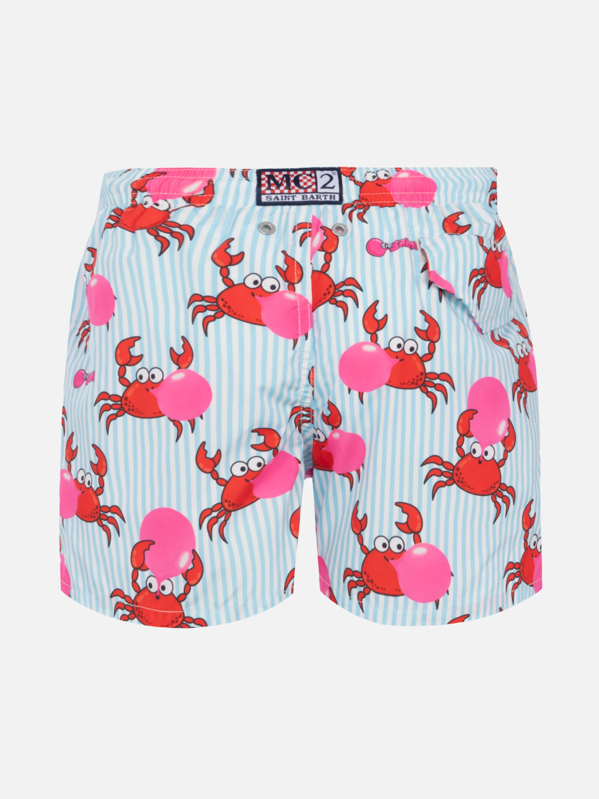 Costume mare Jean Lighting in tessuto leggero con stampa Big Babol gra