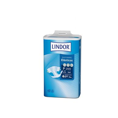 Lindor Fraldas Absorventes Elásticos Pequenas      40 un 40 un