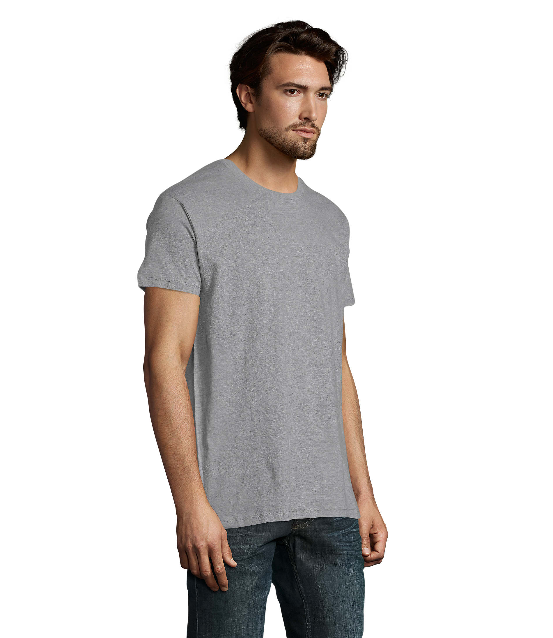 Camiseta Hombre Cuello Redondo Imperial