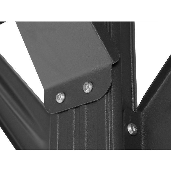 Extension pour carport pergola autoportant en aluminium - 1 voiture - L505 x H239 cm - 15,15 m² - Gris anthracite - BARESA