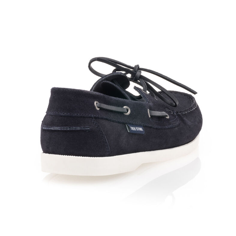 Mocasines/zapatos náuticos azules para hombre