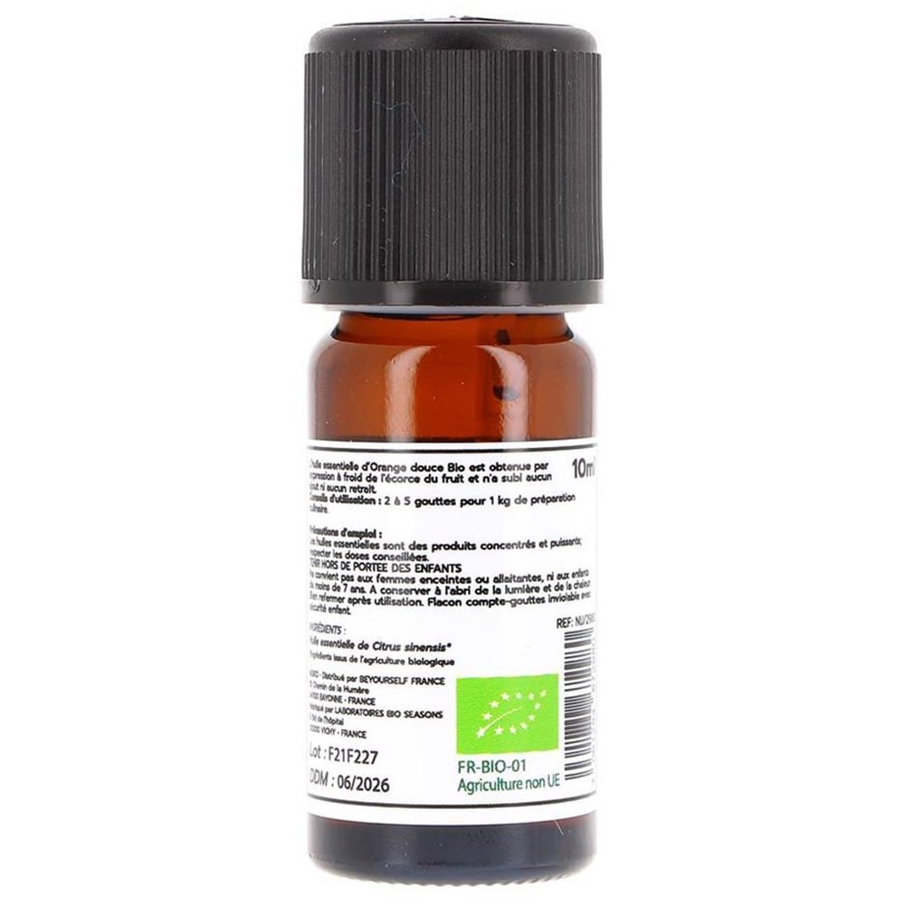NIJIKO Huile Essentielle d'Orange Douce Bio