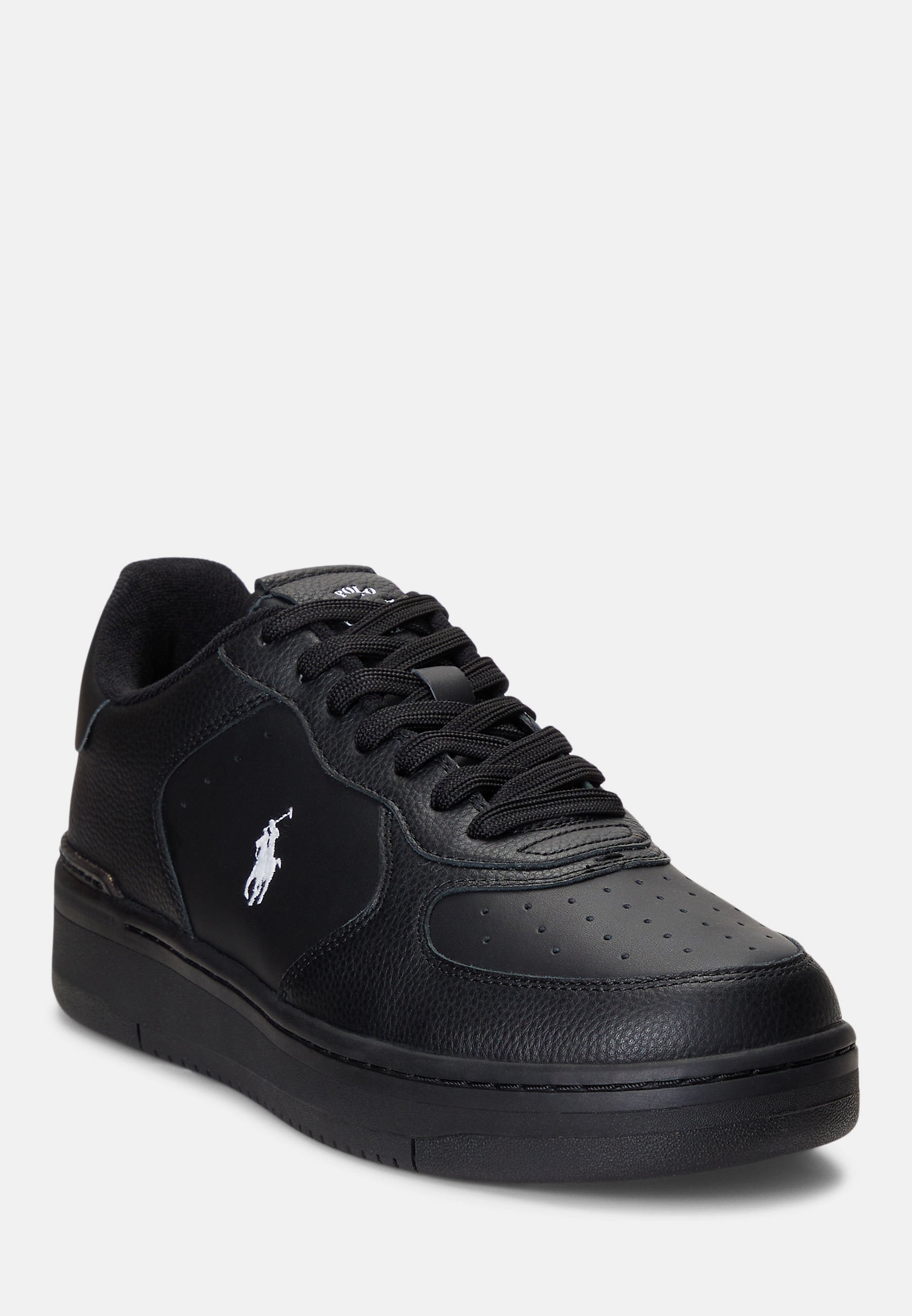 Baskets Polo Ralph Lauren MASTERS CRT TOP UNISEXE - noires