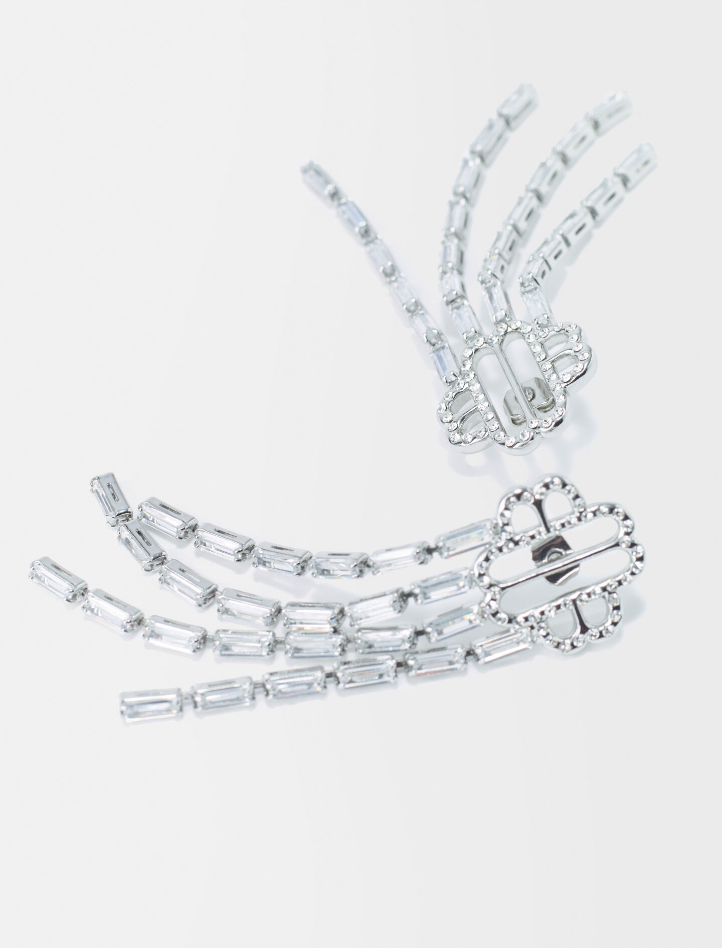 Hangende oorbellen - zilver